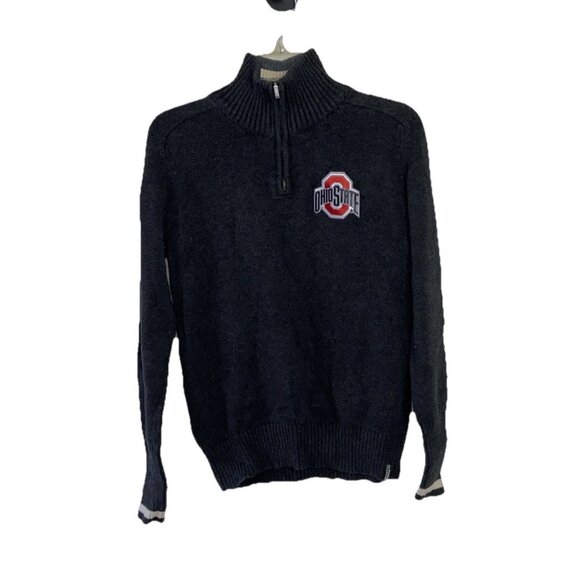 Ohio State Buckeyes OSU Renu Quarter Zip Women’s Sz M  Sweater University - Picture 1 of 7